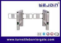 Anti-collision Automatic Turnstile Gates with Stainless Steel Housing and 900mm Arm