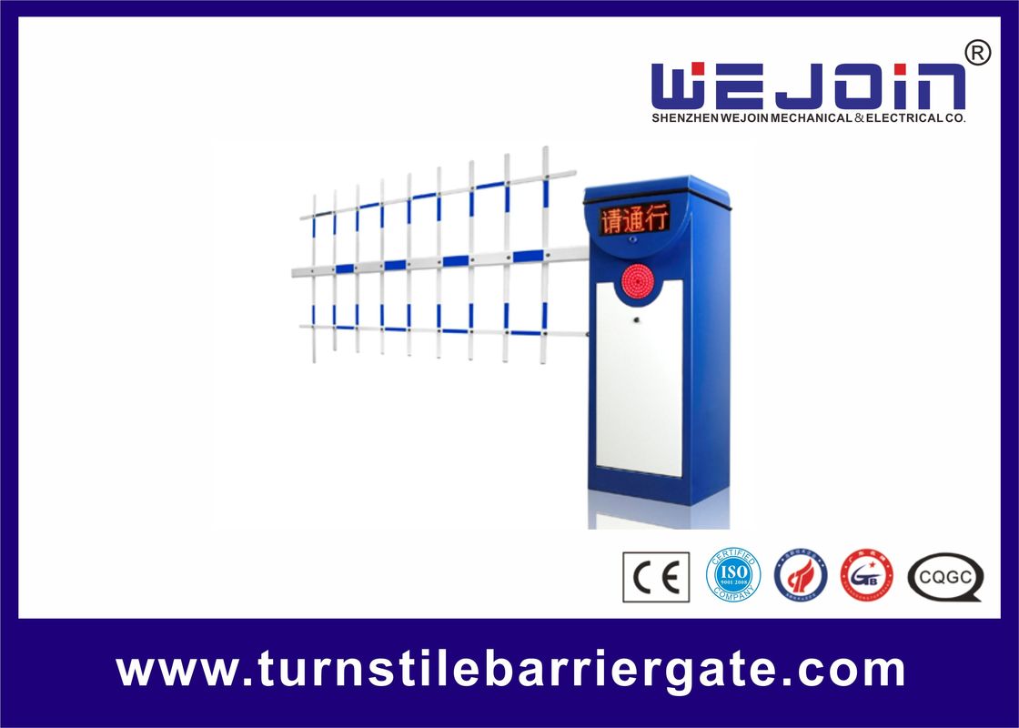 Durable Car Park Barrier System , Vehicle Barrier Gates AC Motor 80 Watt 24V
