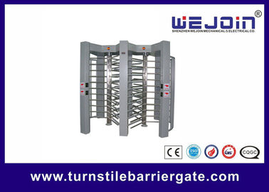 LED Display Pedestrian Security Gates Controlled Full Height Turnstile