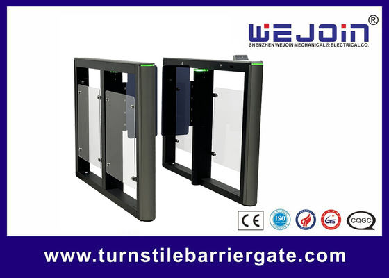 دروازه آسان کنترل دسترسی داخلی / خارجی با بازوی تکان دهنده و باتری پشتیبان DC12V اختیاری