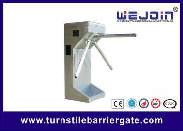 RFID به طور کامل اتوماتیک سه پایه Turnstile 304 از فولاد ضد زنگ امنیت دسترسی کنترل دروازه دروازه